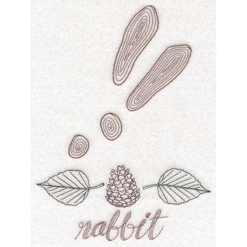 Animal Tracks – Rabbit (Vintage)