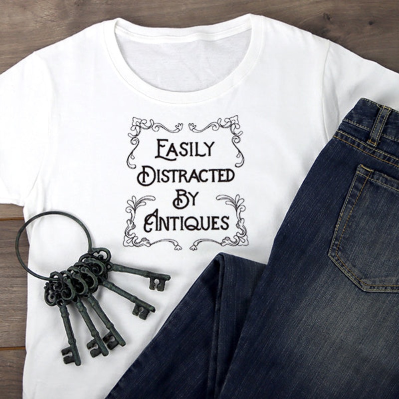 Easily Distracted by Antiques|7.46″ x 6.85″ / 189.4mm x 173.99mm|6.37″ x 5.85″ / 161.75mm x 148.6mm|5.28″ x 4.85″ / 134.1mm x 123.19mm|All Sizes