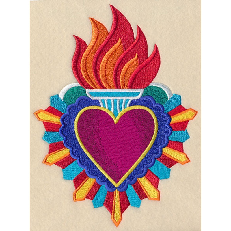 Heart and Flame Milagro|7.81″ x 5.76″ / 198.32mm x 146.19mm|6.62″ x 4.88″ / 168.06mm x 123.93mm|3.87″ x 2.86″ / 98.18mm x 72.6mm|All Sizes