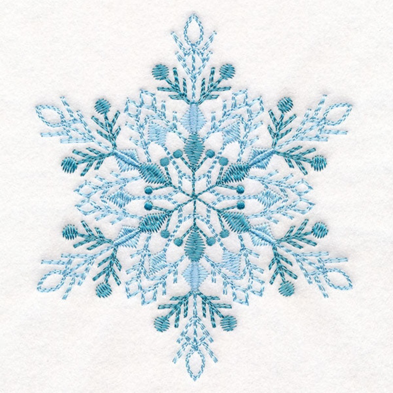 Textured & Delicate Snowflake 5